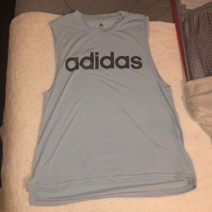 Sky Blue ADIDAS Tank/Muscle Tee